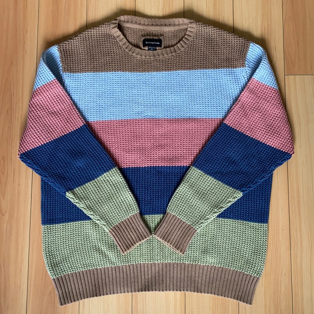 Barney Cools Colorblock Knit Sweater